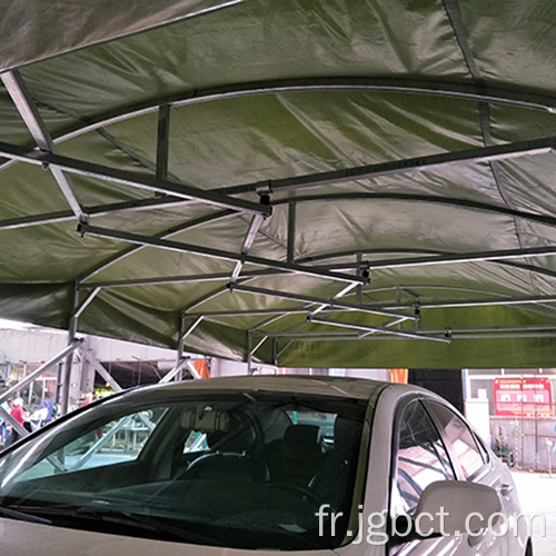 Tente de garage mobile personnalisée